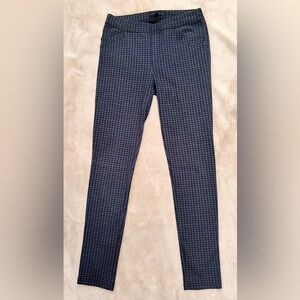 Sanctuary Stretch Gingham Work Pants – Pull-On Slim Fit – Size S